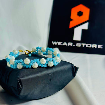 Aqua Pearl Breeze Bracelet