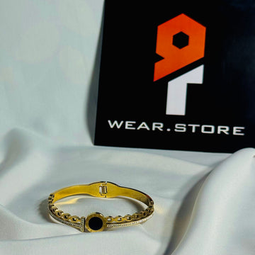 Golden Royal Numeric Bangle