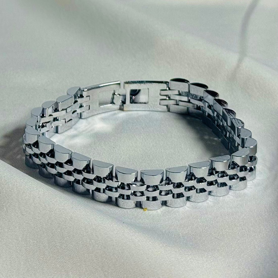 12mm Silver Jubilee Bracelet