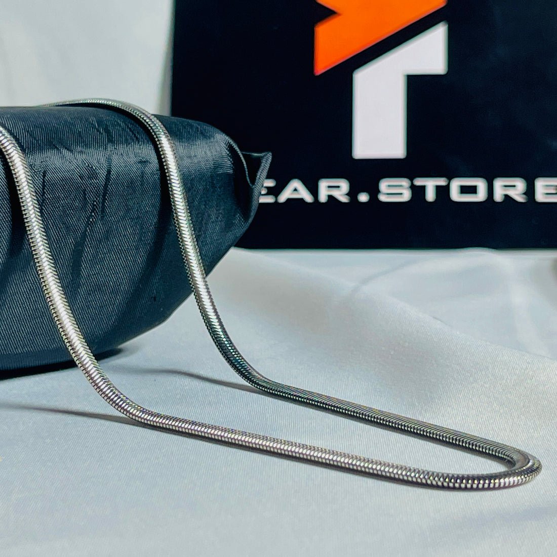 4.5mm Silver Flex Snake Chain