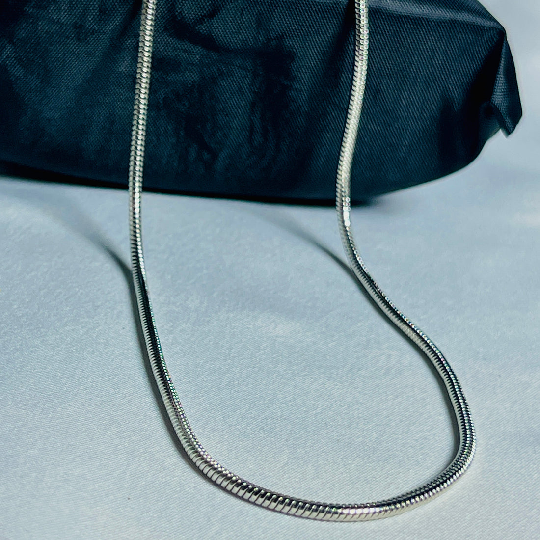 4mm Silver Flex Rounded Snake Chain