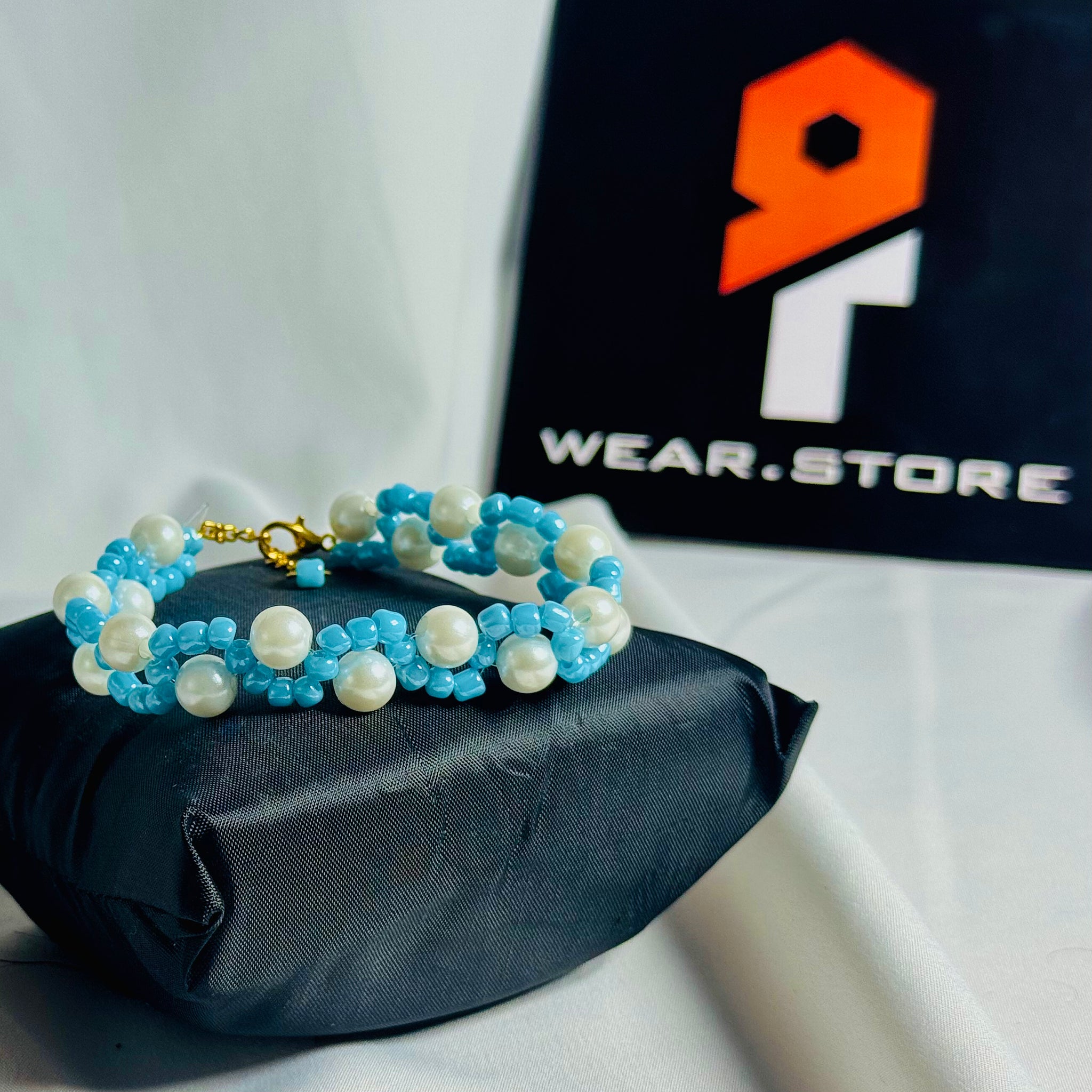 Aqua Pearl Breeze Bracelet