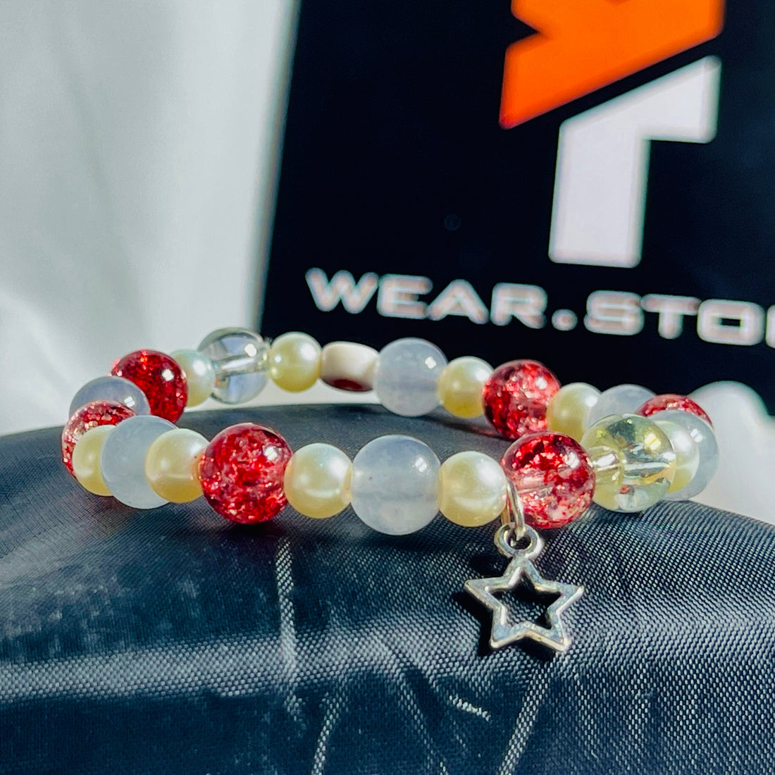 Starlight Beaded Charm Bracelet Multicolor